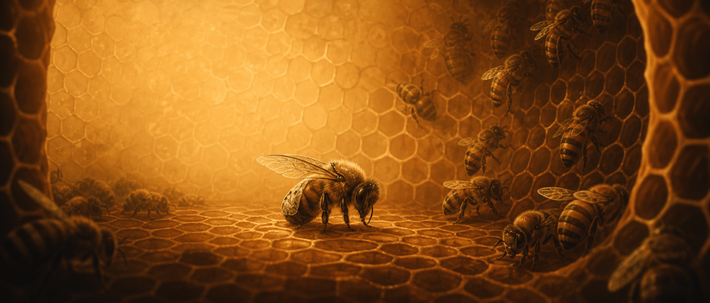 Alas de abeja I: El ala&nbsp;plegada